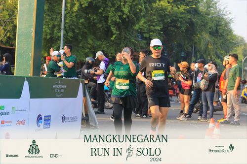 Race photo from Mangkunegaran Run 2024