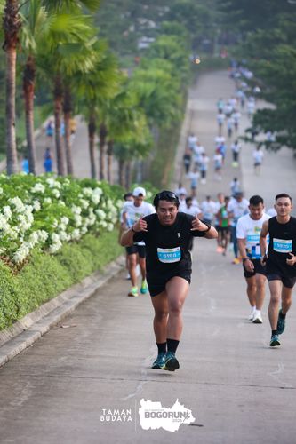 Race photo from Taman Budaya x BOGORUN 2025