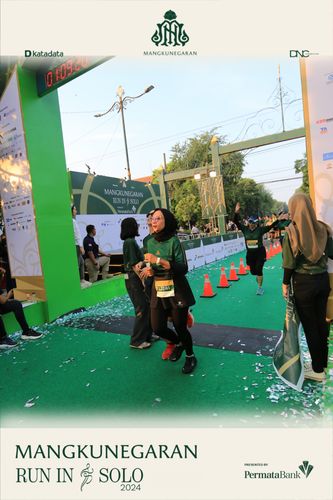 Race photo from Mangkunegaran Run 2024