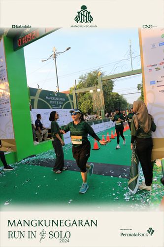 Race photo from Mangkunegaran Run 2024