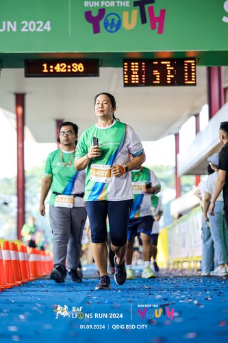 Race photo from BAF LIONS RUN 2024