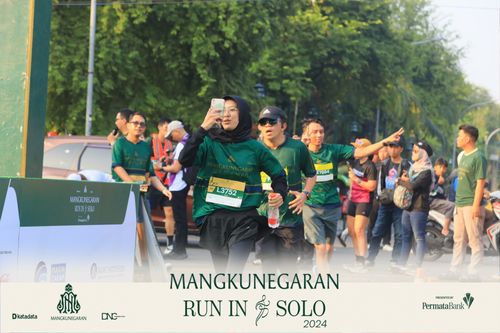 Race photo from Mangkunegaran Run 2024