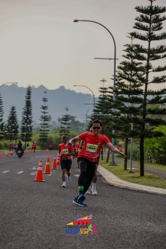 Race photo from CISANGKAN KBP CITY RUN 2025