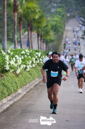 Race photo from Taman Budaya x BOGORUN 2025
