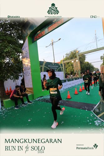 Race photo from Mangkunegaran Run 2024