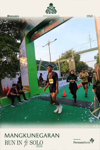Race photo from Mangkunegaran Run 2024