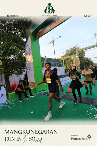 Race photo from Mangkunegaran Run 2024