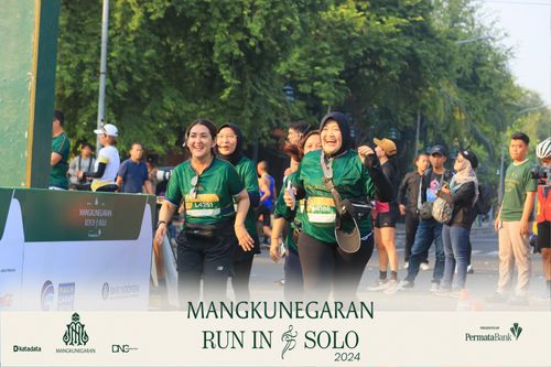 Race photo from Mangkunegaran Run 2024
