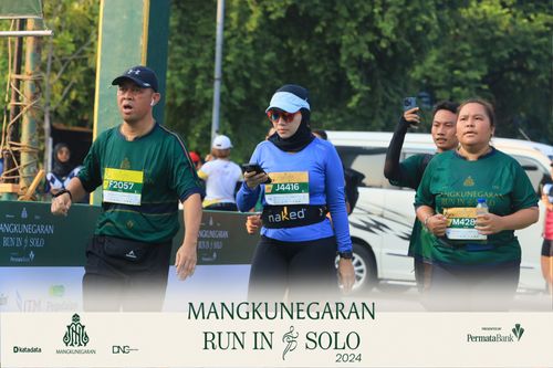 Race photo from Mangkunegaran Run 2024