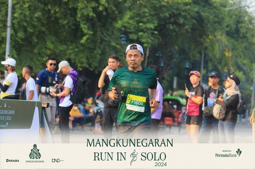 Race photo from Mangkunegaran Run 2024