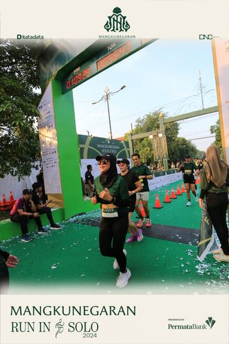 Race photo from Mangkunegaran Run 2024