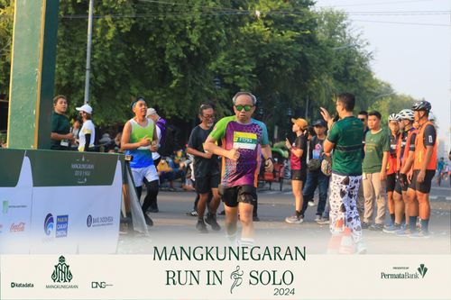 Race photo from Mangkunegaran Run 2024