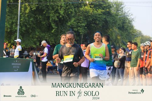 Race photo from Mangkunegaran Run 2024