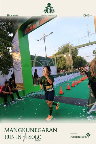 Race photo from Mangkunegaran Run 2024