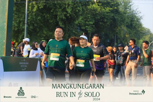 Race photo from Mangkunegaran Run 2024