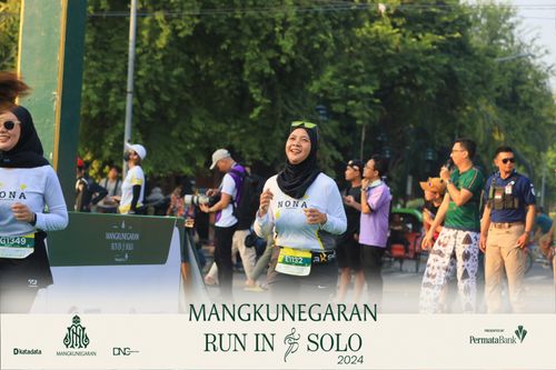 Race photo from Mangkunegaran Run 2024