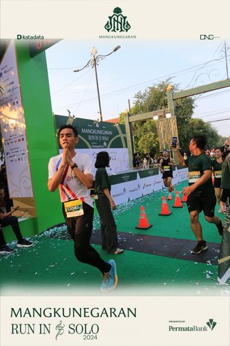 Race photo from Mangkunegaran Run 2024