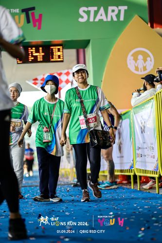 Race photo from BAF LIONS RUN 2024