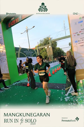 Race photo from Mangkunegaran Run 2024