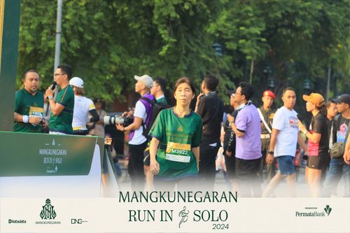Race photo from Mangkunegaran Run 2024