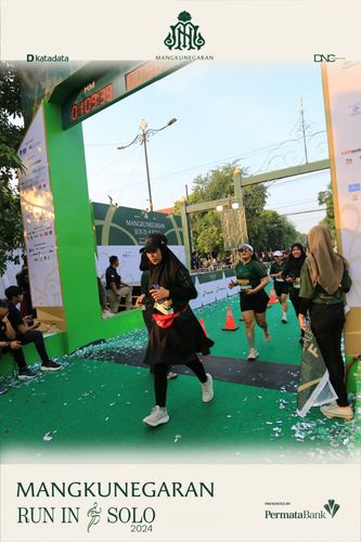 Race photo from Mangkunegaran Run 2024