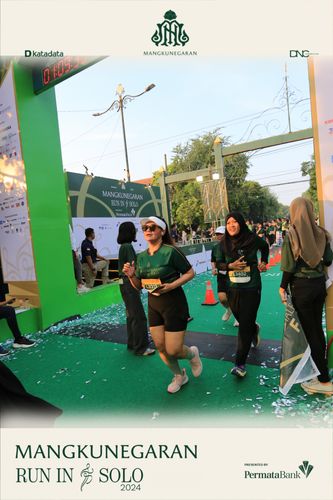 Race photo from Mangkunegaran Run 2024