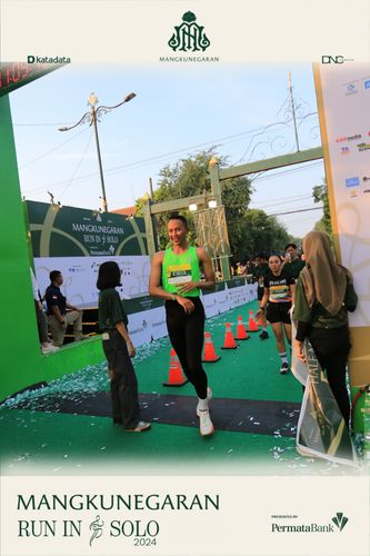 Race photo from Mangkunegaran Run 2024