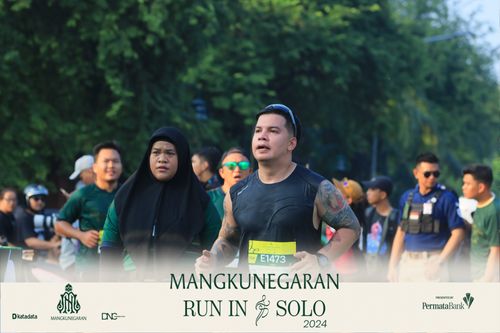 Race photo from Mangkunegaran Run 2024