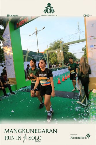 Race photo from Mangkunegaran Run 2024