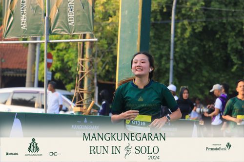 Race photo from Mangkunegaran Run 2024
