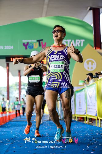 Race photo from BAF LIONS RUN 2024