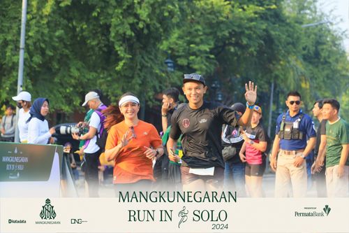 Race photo from Mangkunegaran Run 2024