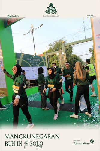 Race photo from Mangkunegaran Run 2024
