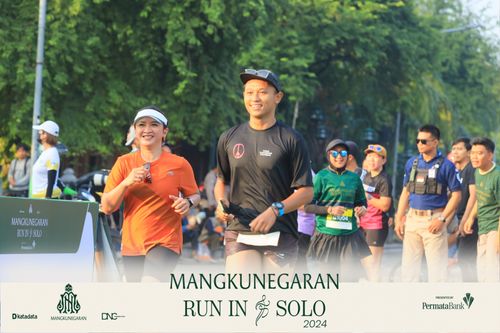 Race photo from Mangkunegaran Run 2024