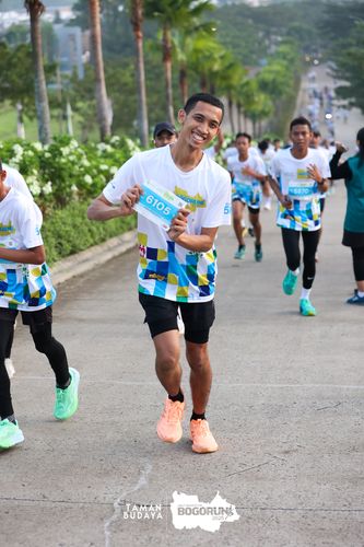 Race photo from Taman Budaya x BOGORUN 2025
