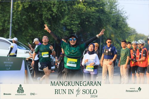 Race photo from Mangkunegaran Run 2024
