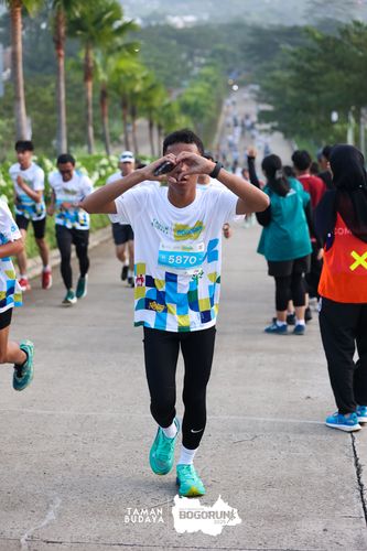 Race photo from Taman Budaya x BOGORUN 2025