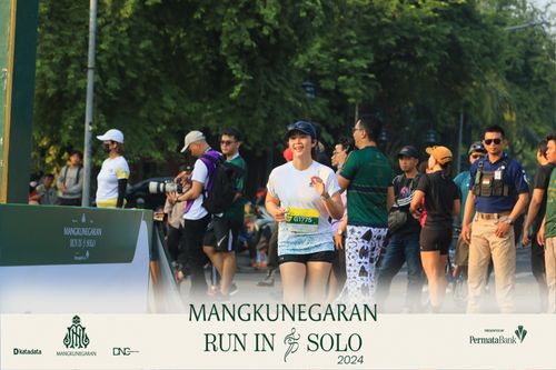 Race photo from Mangkunegaran Run 2024