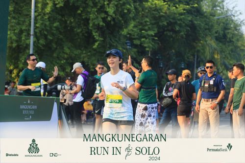 Race photo from Mangkunegaran Run 2024