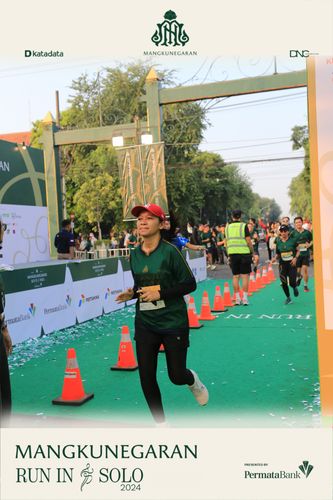 Race photo from Mangkunegaran Run 2024