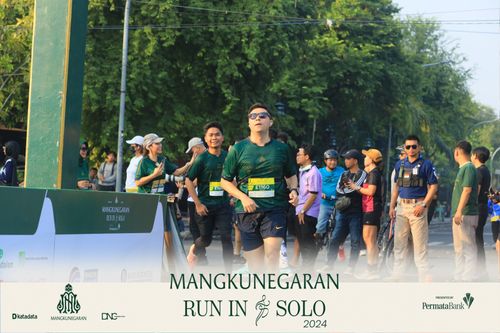 Race photo from Mangkunegaran Run 2024