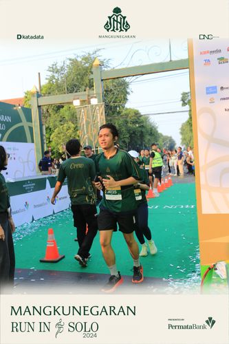 Race photo from Mangkunegaran Run 2024