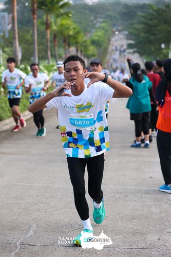 Race photo from Taman Budaya x BOGORUN 2025
