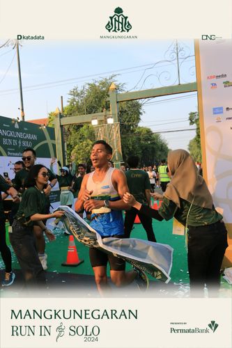 Race photo from Mangkunegaran Run 2024