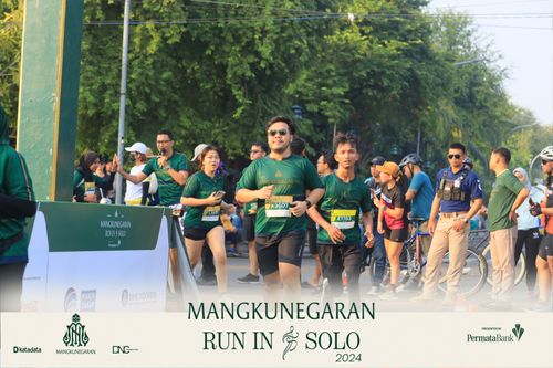 Race photo from Mangkunegaran Run 2024