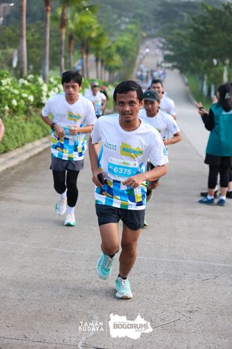 Race photo from Taman Budaya x BOGORUN 2025