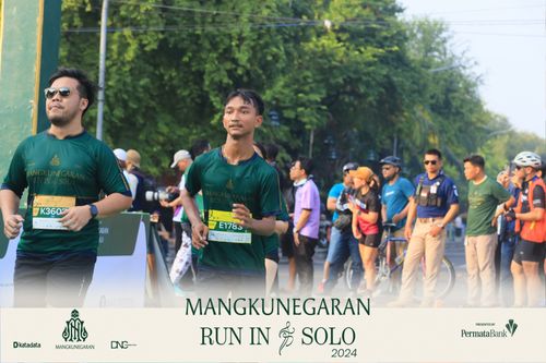 Race photo from Mangkunegaran Run 2024
