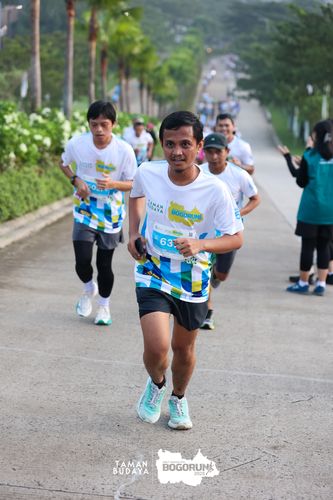 Race photo from Taman Budaya x BOGORUN 2025