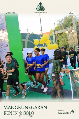 Race photo from Mangkunegaran Run 2024