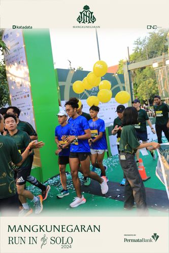 Race photo from Mangkunegaran Run 2024